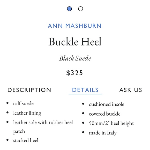 Ann Mashburn Buckle Heels - Picture 12 of 12